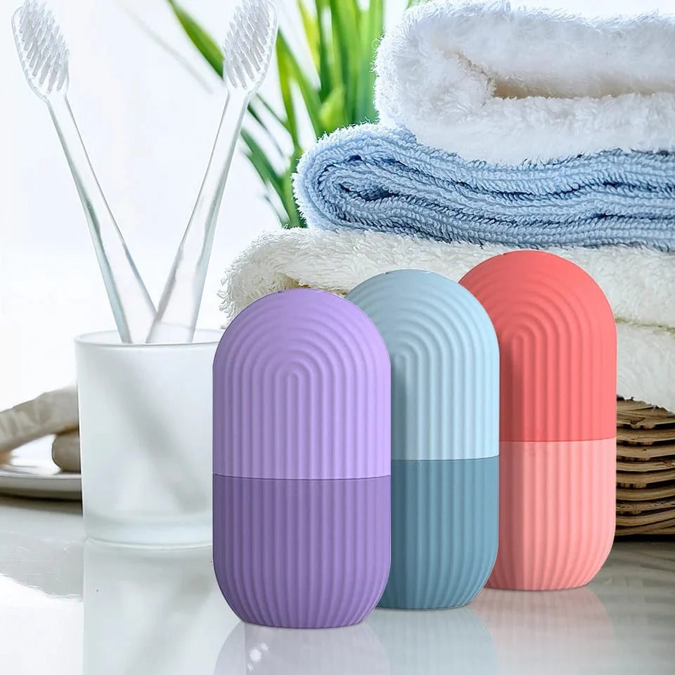 Silicone Ice Facial Roller Beauty Ice Roller For Face Eyes Neck Cryotherapy Natural Skin Enhancement